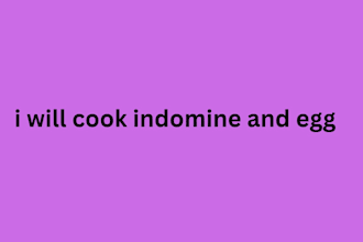 cook indomine and egg for everybody
