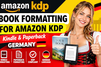book formatting for germany amazon kdp, kindle formatting paperback formatting