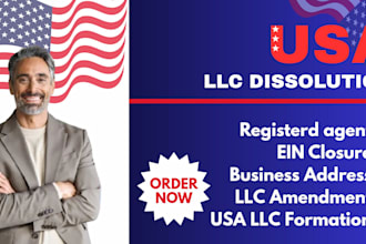 close and dissolve US llc USA lcc dissolution business closure and close ein