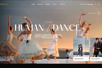 build squarespace dance studio website dance school class registration website