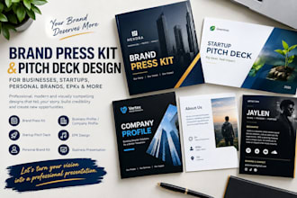 brand press kit for businesses,startups personal brands,epk,pitch decks