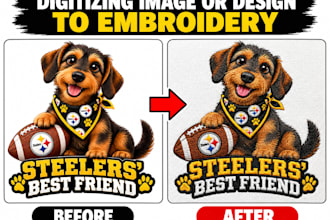do fast embroidery digitizing, digitize image in embroidery dst pes file