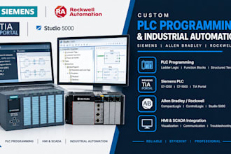 program plc, siemens plc, allen bradley, rockwell, tia portal and studio 5000