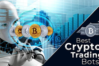 develop a forex arbitrage bot, hft trading bot, and crypto trading bot