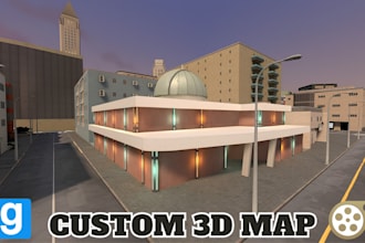 create custom sfm, gmod maps, gta v map ports, 3d vrchat worlds and mmd maps