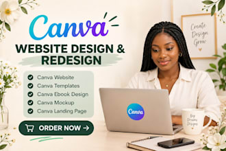 design canva social media design, canva template design, canva website de