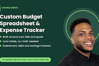 create a custom budget spreadsheet and expense tracker in google sheets