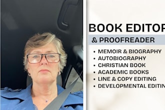 be your memoir book editor and autobiography, biography