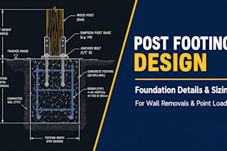 design structural footing and foundation details for wall removal