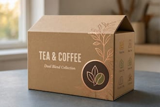 create custom box and sleeve packaging design