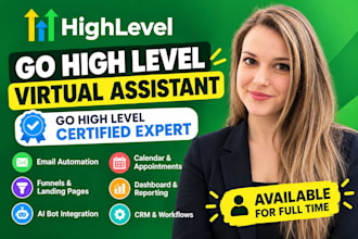 be your gohighlevel ghl VA and CRM automation specialist