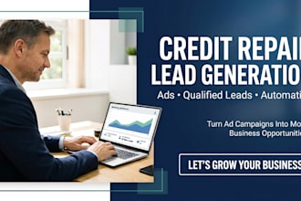 setup ads to generate leads for credit repair business, credit repair automation