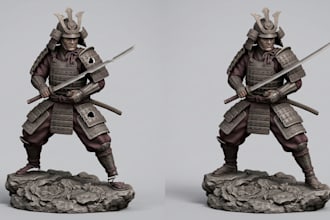 repair ai generated stl files, fix mesh errors and prep models for 3d print prep