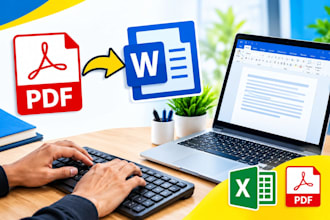 do english and bangla typing, pdf to word typing and word formatting