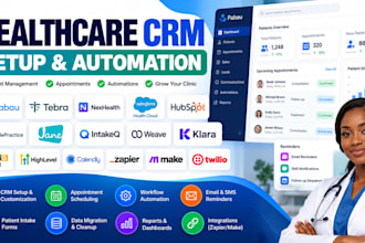 setup pabau tebra nexhealth salesforce hubspot healthcare CRM automation