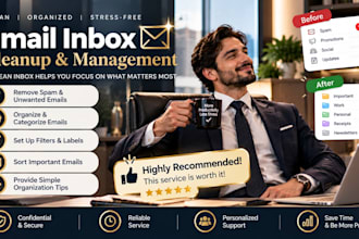 organize your email inbox and set up spam filters
