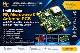 design rf microwave antenna and high frequency pcb circuits