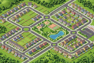 design subdivision maps, housing layouts, plot maps and master plans