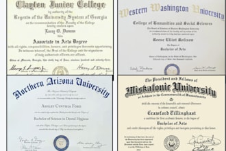 design college diploma high school certificate university master certificate