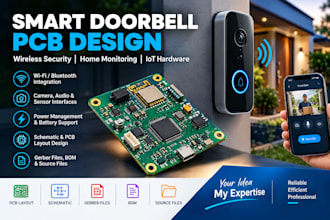 smart doorbell pcb design for wireless security and home monitoring pcb design
