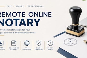 notarize documents online remote USA notary and international notary public