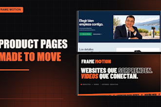 design an interactive product landing page for your brand