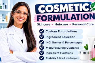 be your cosmetic chemist do cosmetic formulations skincare haircare formulations