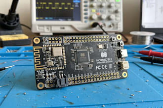 develop nordic nrf52 firmware, bluetooth ble, iot devices, and embedded systems