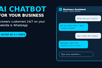 build an ai chatbot for your website and whatsapp