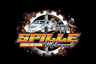design superb fantastic motorsports logo