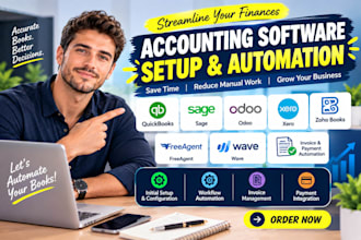 quickbooks sage odoo xero zoho books, freeagent wave invoice payment automation