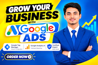set up and manage your google ads, PPC campaigns to maximize leads and sales