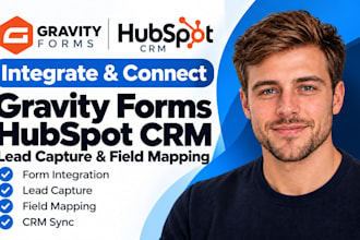 integrate gravity forms hubspot CRM lead capture contact field mapping