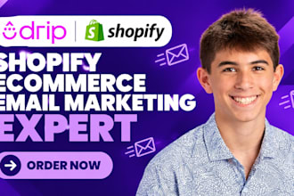 set up drip email marketing, shopify gumroad integration ecommerce automation