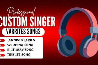 produce custom song, personalized song, birthday song, love song, wedding song