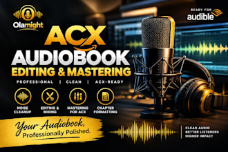 edit and master your audiobook to acx standards