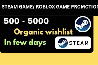 promote your steam or roblox game with targeted marketing