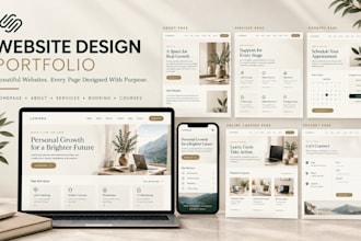 design or redesign squarespace website for life coaches wellness online course