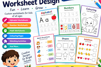 create fun educational worksheets for kids