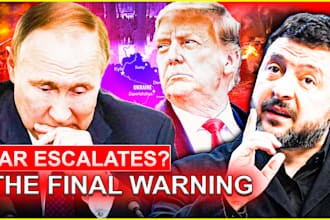 design catchy news, political youtube thumbnails