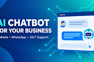 build an ai chatbot for your website or whatsapp