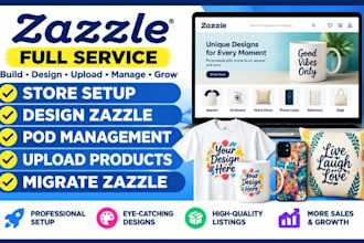setup zazzle pod design manage zazzle website upload products migrate zazzle