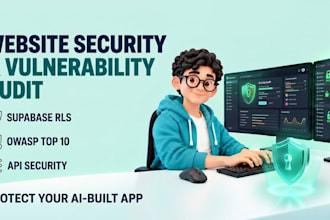 audit and fix website security vulnerabilities and supabase rls