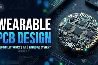 develop custom wearable electronics and pcb layouts for your project