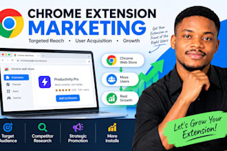 market and promote your chrome extension to targeted users, browser extension