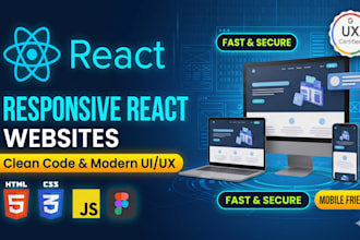 build responsive react websites