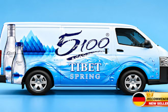 do cleaning company van wrap design commercial vehicle graphics fleet branding