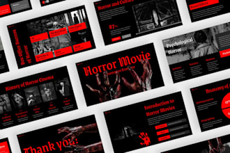 design redesign film pitch deck movie pitch deck  TV series video presentation