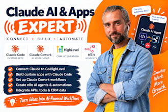 do claude to gohighlevel claude coded app claude cowork claude code n8n ai agent