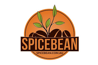 design organic coffee and artisan roasted logo